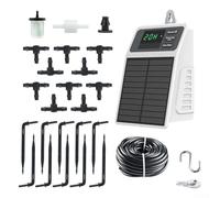 Smart Solar-Powered Drip Irrigation System with 2200mAh Battery, 10-Minute Timer & 10m Hose for Automatic Plant Watering in Gardens and Pots