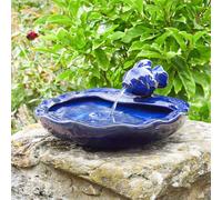 Smart Solar Powered Outdoor Garden Water Feature Fountain Bird Bath - All Styles