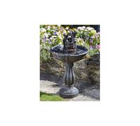Smart Solar Powered Tipping Pail Garden Water Feature Bronze 1150110