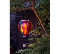 Solar Hot Air Balloon Garden Light, 62 cm, Rainbow Panels, 20 LED, Automatic Dusk Sensor