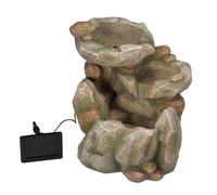 Rock Fall Water Feature Garden Smart Solar Fountain - 1170530