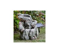 Rock Fall Water Feature Garden Smart Solar Fountain - 1170530