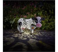 Solar Light, Daisy the Cow, Garden Figure Silhouette Ornament