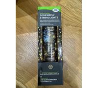 Smart Garden Solar Powered Firefly Wire Lights 200 LEDs - Warm White