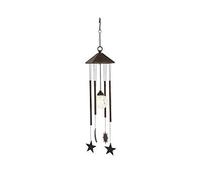 Smart Solar Sun, Moon And Stars Windchime And Light