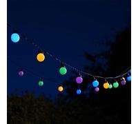 Smart Solar SuperBright Festoon String Lights, Multicoloured - Set of 30
