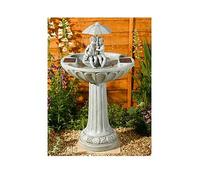 Solar Powered Umbrella Fountain Stone Effect Water Feature 1170420RL