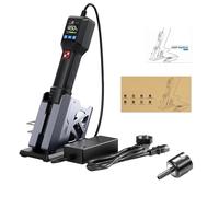 Smart Soldering Heat Station with LCD Display, Auto Standby, Adjustable Temperature and Air Speed for DIY Welding and Repair