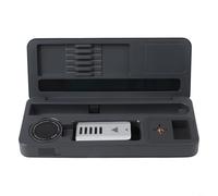 Smart Soldering Iron Set with Case, HS-02 Mobile Workbench Storage Box, 9W-100W Adjustable Temperature Soldering Station,CNC Aluminum Alloy Body, for Portable Electronics Repair(HS-02B standard)