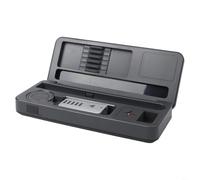 Smart Soldering Iron Set with Case, HS-02 Mobile Workbench Storage Box, 9W-100W Adjustable Temperature Soldering Station,CNC Aluminum Alloy Body, for Portable Electronics Repair(HS-02A standard)