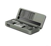 Smart Soldering Kit Mobile Workbench Storage Box Smart Soldering Iron HS-02 Mobile Workbench Storage Box Set with Temperature Control 100-450°C 9-24V DC Power Supply(HS-02B high)