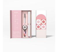 Smart Sonic Electric Toothbrush for Adults, Wave-Cut Deep Cleaning, Long-Lasting Battery with Travel Case for Home and Travel, with Refill Holder and Charger Pouch (Pink)