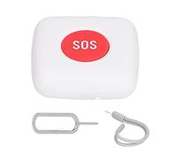 Smart SOS Emergency Button Sensor Wireless Zigbee Alarm System with Real Time App Notifications for Elderly Care Home Security Hospital Use ABS White 150g