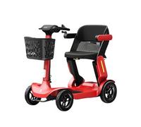Smart Speed Control 3-Wheel Electric Mobility Scooter for Seniors with Storage Basket, Portable Foldable and Lightweight for Indoor Outdoor Use
