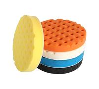 Smart Sponge Buffer Pad Set for Car Polisher High Density Foam Ideal for Scratch Removal and Protective Waxing 5pcs 3/4/5/6/7 Inch Set (7in)