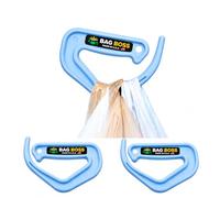 smart spring Bag Boss Grocery Bag Carrier, Heavy Duty Handle for 4-6 Shopping Bags (Baby Blue)