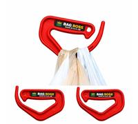 smart spring Bag Boss Grocery Bag Carrier, Heavy Duty Handle for 4-6 Shopping Bags (Cherry Red)