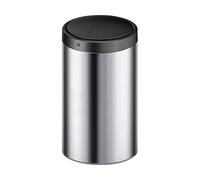 Smart Stainless Steel Recycling Bin with Lid, 30L Capacity, Sleek Silver Design for Home Kitchen, Environmentally Friendly Waste Management Solution