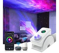Smart Star Projector Galaxy Light, Starry Night Light Projector for Bedroom, Rotatable Nebula Cloud Stars, Music Sync, 24H Timer, starlight projector for Kids Adults Bedroom,Room Decor,Game Room,Party