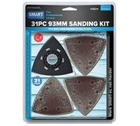 SMART Starlock 31 Piece Sanding Set (1 Sanding Pad, 10 Sanding Sheets with 60, 80 and 120 Grit) - Professional Accessories for Sanding Work