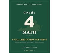 Smart Stars Virginia SOL Grade 4 Math: 5 Practice Tests with Detailed Answer Explanations