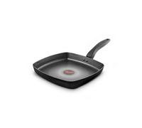 Tower Smart Start Gourmet Non-Stick Aluminium Grill Pan, 26cm Black