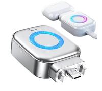 Smart Stop Charging Adapter, Auto Disconnect Set Bundle, 140W Fast Charger with Overcharge Protection System, Compact Power Control Tool, Modern Electronics Design Style, Office Use