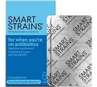 SMART STRAINS for Antibiotics & Traveller's Tummy - Proven Live Bacteria - Formulated by The Gut Health Doctor | 10 Billion LGG World’s Most Studied Bacterial Cultures | 20 Oral Probiotics