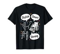 Smart Strong Disability Awareness Accessibility Disabled T-Shirt