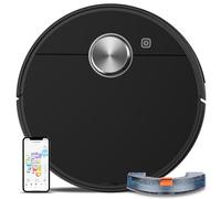 Smart Sweeping Robot Automatic Recharge Voice Control Sweeping, Sucking and Mopping All-In-One Vacuum Cleaner Cleaning Machine black