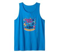 Smart & Sweet in 2nd for 2nd Grade Girls Tank Top, Men, Sapphire, S