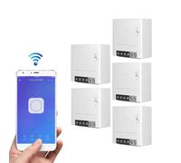 Smart Switch 10A AC100-240V Works with Amazon Alexa Google Home Assistant Nest Supports DIY Mode Allows to Flash the Firmware 5pcs Two Way