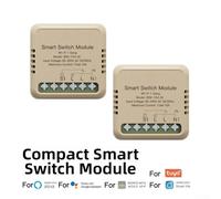 Smart switch DIY module with WiFi and Matter support for HomeKit Smart Things, enables dual control and remote smart home management