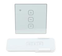 Smart Switch Panel, 24V DC Motor Controller with Rain Sensor for Tuya Smart Life App, AC 100-240V Input for Openers, White