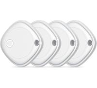 Smart Tag Tracker Bluetooth Item Finder - 4 Pack,Key Finder Locator Compatible with Apple Find My (iOS Only), IP67 Waterproof, Replaceable Battery,Tracking Tag for Keys, Suitcase, Bag, Wallet