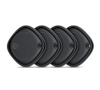 Smart Tag Tracker Bluetooth Item Finder - 4 Pack, Key Finder Locator Compatible with Apple Find My (iOS Only), IP67 Waterproof, Replaceable Battery,Tracking Tag for Keys, Suitcase, Bag, Wallet