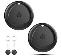 Smart Tarcker Tag Work with Apple Find My App (iOS only), Keys Finder Tag with 80dB Alarm Volume, Replaceable Battery, IP67 Waterproof Item Locator for Luggage, Backpack, Wallet etc, 2-Pack
