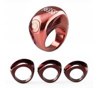 Smart Tasbih Ring, Tasbih Counter, 5x Azan Alarm Clock, Forgiveness Appeal, Electronic Rosary, Gift Idea for Men and Women on Eid al-Fitr, Eid al-Adha and Ramadan (Pink)