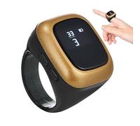 Smart Tasbih Tracker - Rechargeable Digital Finger Counter, Compact Prayer Reminder Ring | Digital Counter Daily Prayer Tasbih Tracking, Portable Finger Counter For Tasbeeh Tracking With Reminder