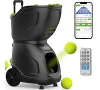 Smart Tennis and Padel Ball Machine, Automatic Pick Ball Machine for Professional Training App/Remote Control, 145+ Capacity, Tennis Balls Launcher