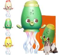 Smart Tentacle Explorer,Wiggly Wonder Octopus, Dancing Squid Toy,Crawling Dancing Obstacle Sensor Toys with Lights & Music Sensor for Indoor Play (Green)