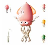Smart Tentacle Explorer, Wiggly Wonder Octopus, Electric Playful Dancing Squid Toy, Crawling Automatic Obstacle Sensor Toys, 8-Leg Auto-Dance Self-Navigating Robotic, With LED Lights & Music(Pink)