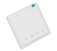 Smart Thermostat Electric Underfloor Heating Controller with LED Display High Accuracy Temperature Control Memory Function for Home Heating (White)