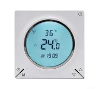 Smart Thermostat for Electric Heaters WiFi Programmable Digital Heating Control with LCD Display for Voice Control Compatible with for alexa Google Assistant UK Standard Wall Plate ((Hydronic 3A))