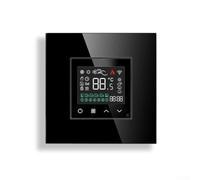 Smart Thermostat for Water Heating and Gas Boiler, Programmable WiFi Temperature Controller with Voice Control for Alexa and Google Assistant, Touch Screen with Backlight(Black)