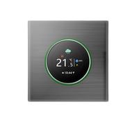 Smart Thermostat Gas Boiler Water Heating Thermostat Backlight/Temperature/Sensor/Time Temperature Calibration Adjustment(Gris,GC)