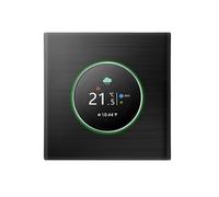 Smart Thermostat Gas Boiler Water Heating Thermostat Backlight/Temperature/Sensor/Time Temperature Calibration Adjustment(Nero,GB)