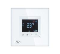 PNI Smart thermostat CT26W WiFi electric floor heating or pump group, floor sensor included, 10A, recessed mounting, control from the Tuya Smart application, daily programming, manual/automatic mode