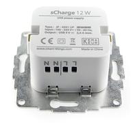 Smart things s24 C sCharge - alimentatore da incasso da incasso da 12 W con connessione USB-C compatible with tablet, iPad e smartphone. Includes adattatore 30 cm, 5 V, 5% / 2400 mA