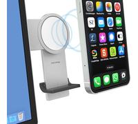 Smart things s47 PhoneBase Smartphone Holder with Adjustable Wireless Charger for Monitor with MagSafe for FaceTime and Video Conferencing